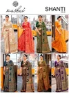 Shanti Vol 9 By Kashvi right Moss Foil Printed Fancy Saree Wholesale Online
